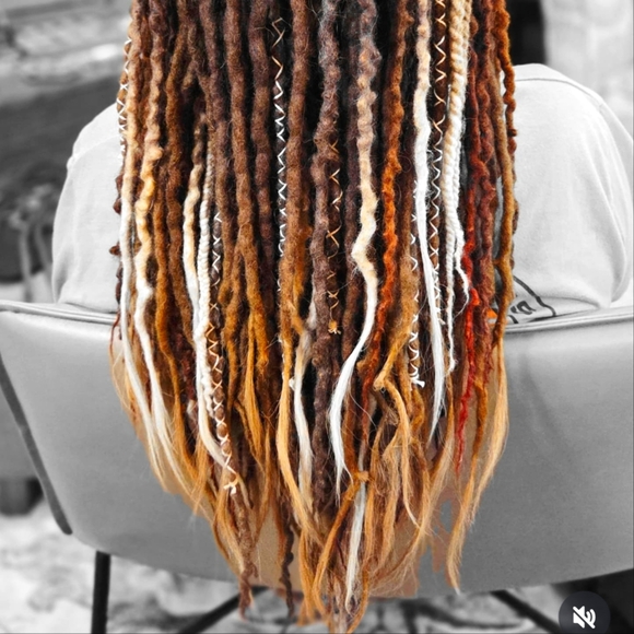 Bohemian Style Dreadlock Extensions (Woolies) - Picture 2 of 2